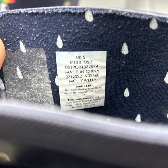 Joules Dog Print Rainboots - Picture 7 of 9